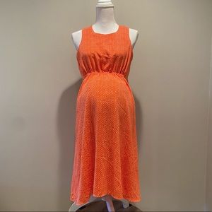 Orange Gap Maternity Dress